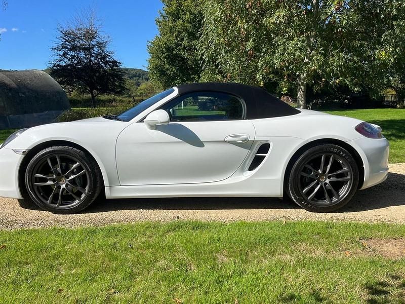Used Porsche Boxster 2014 White Cabriolet