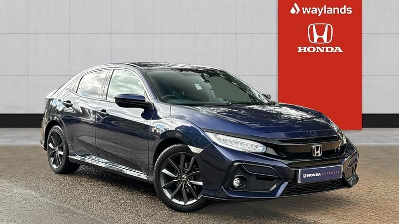 Blue Used 2021 Honda Civic SR Hatchback | £15,849 (Fair price) - Image 1/4