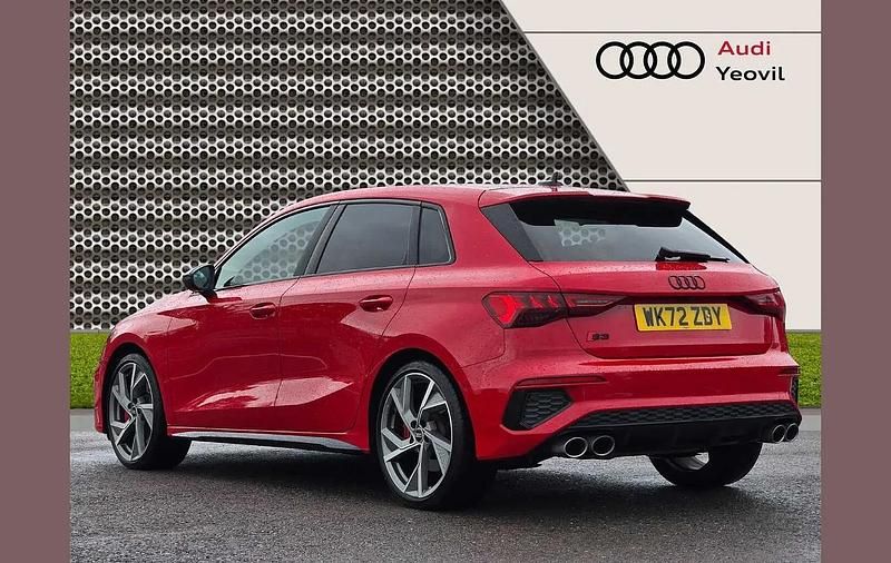 Used Audi S3 Sportback Advanced 310 HP (228 kW) 2022 Red Hatchback