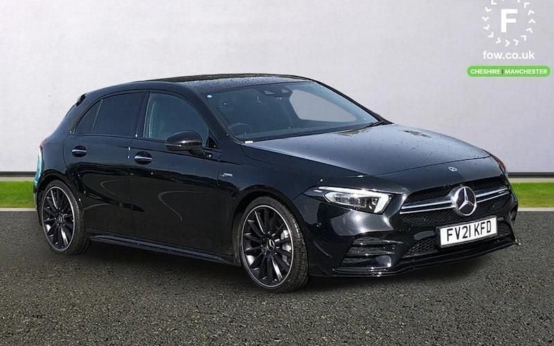 Begagnad Mercedes A35 AMG Premium Plus 306 HK (225 kW) 2021 Halvkombi