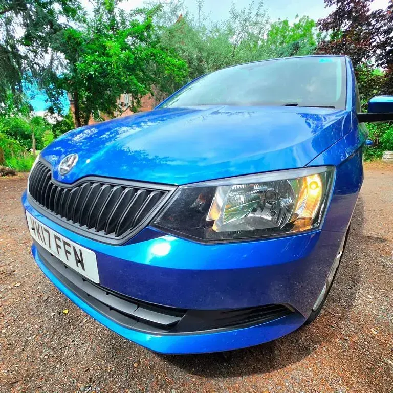 Used Skoda Fabia 2017 Blue Hatchback