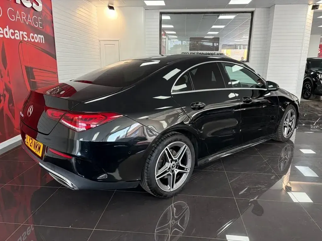 Used Mercedes CLA220 AMG line 190 HP (139 kW) 2021 Black Coupe