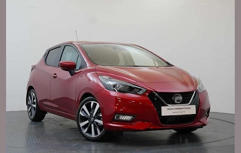 Red Used 2022 Nissan Micra Tekna Hatchback | £13,799 (A bit pricey) - Image 1/3
