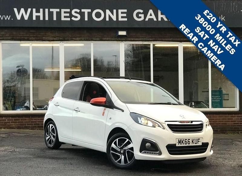 White Used 2016 Peugeot 108 Roland Garros Hatchback | £5,995 (Fair price) - Image 1/4