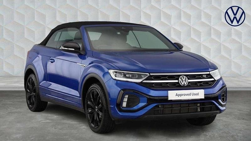Blue Used 2023 VW T-Roc Cabriolet R-line Cabriolet | £29,158 (Fair price) - Image 1/4