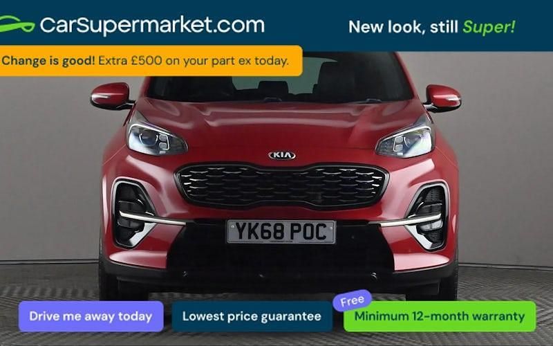 Used Kia Sportage GT-Line 136 HP (100 kW) 2019 Red SUV