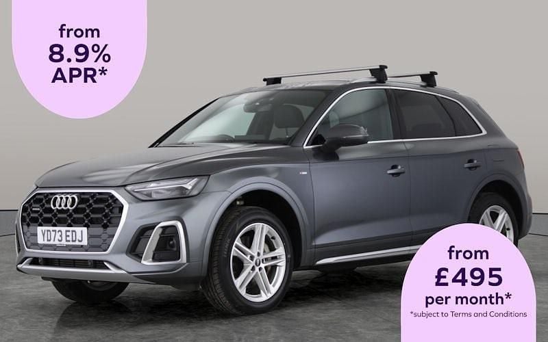 Grey Used 2023 Audi Q5 S-Line SUV | £32,248 (Good price) - Image 1/3