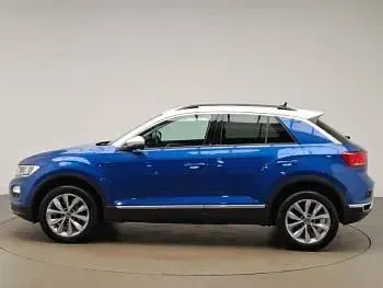 Begagnad VW T-Roc Design 115 HK (84 kW) 2020 Blå SUV