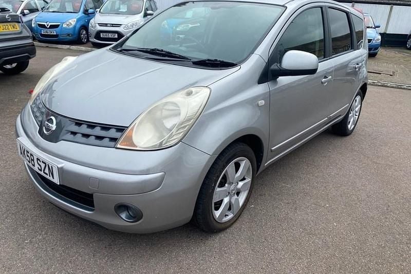 Used Nissan Note Tekna 110 HP (80 kW) 2008 Silver Hatchback