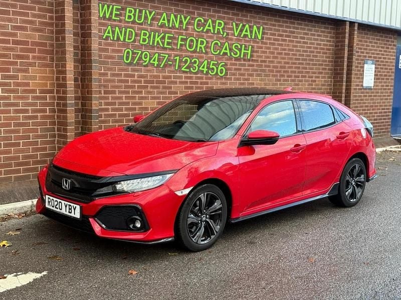Used Honda Civic Sport Plus 2020 Red Hatchback