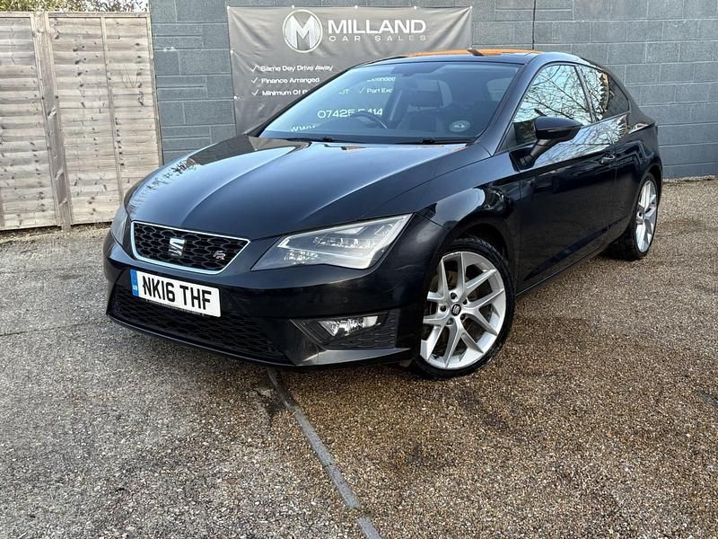 Black Used 2016 Seat Leon FR Hatchback | £6,395 (Good price) - Image 1/4
