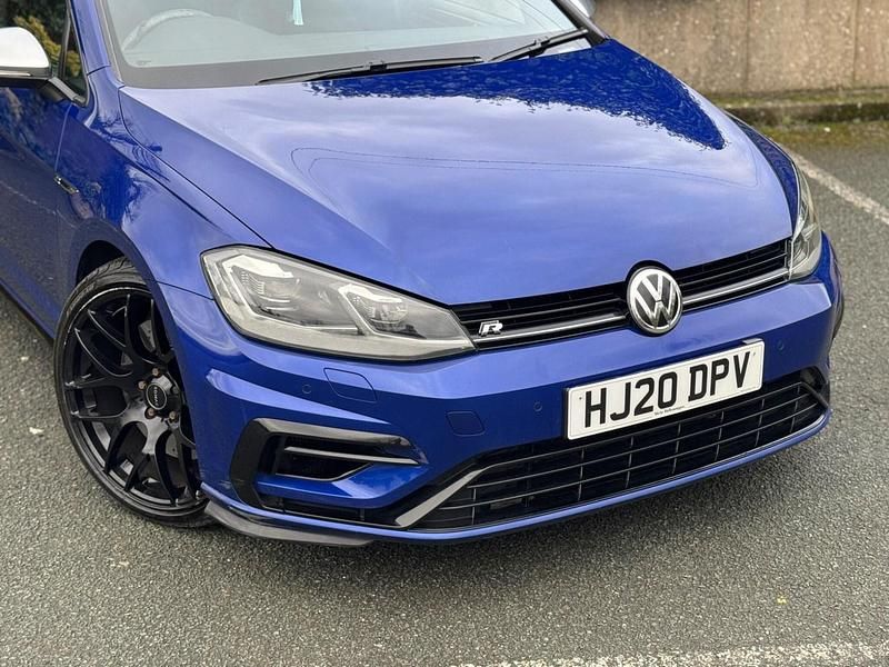 Used VW Golf VII R 2020 Blue Hatchback