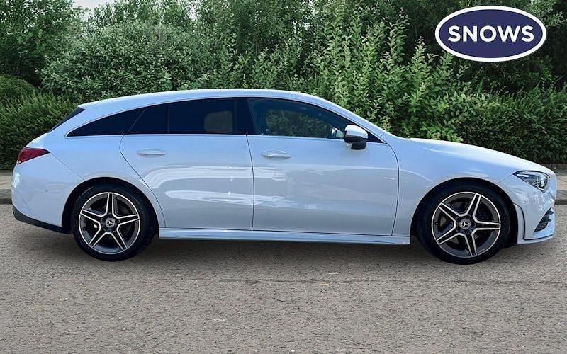 Used Mercedes CLA220 Shooting Brake AMG line 190 HP (139 kW) 2021 White Estate