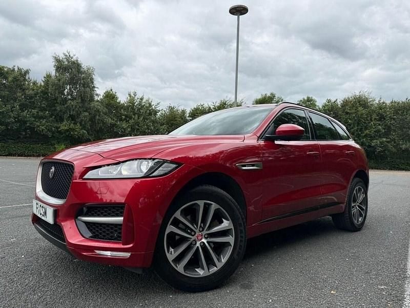 Used Jaguar F-Pace R-Sport 163 HP (119 kW) 2017 Red SUV