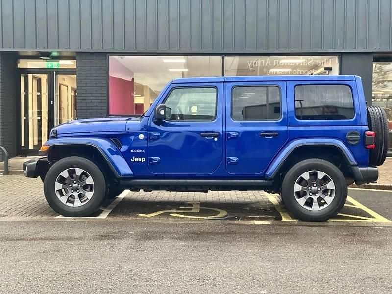 Used Jeep Wrangler Sahara 270 HP (198 kW) 2019 Blue SUV
