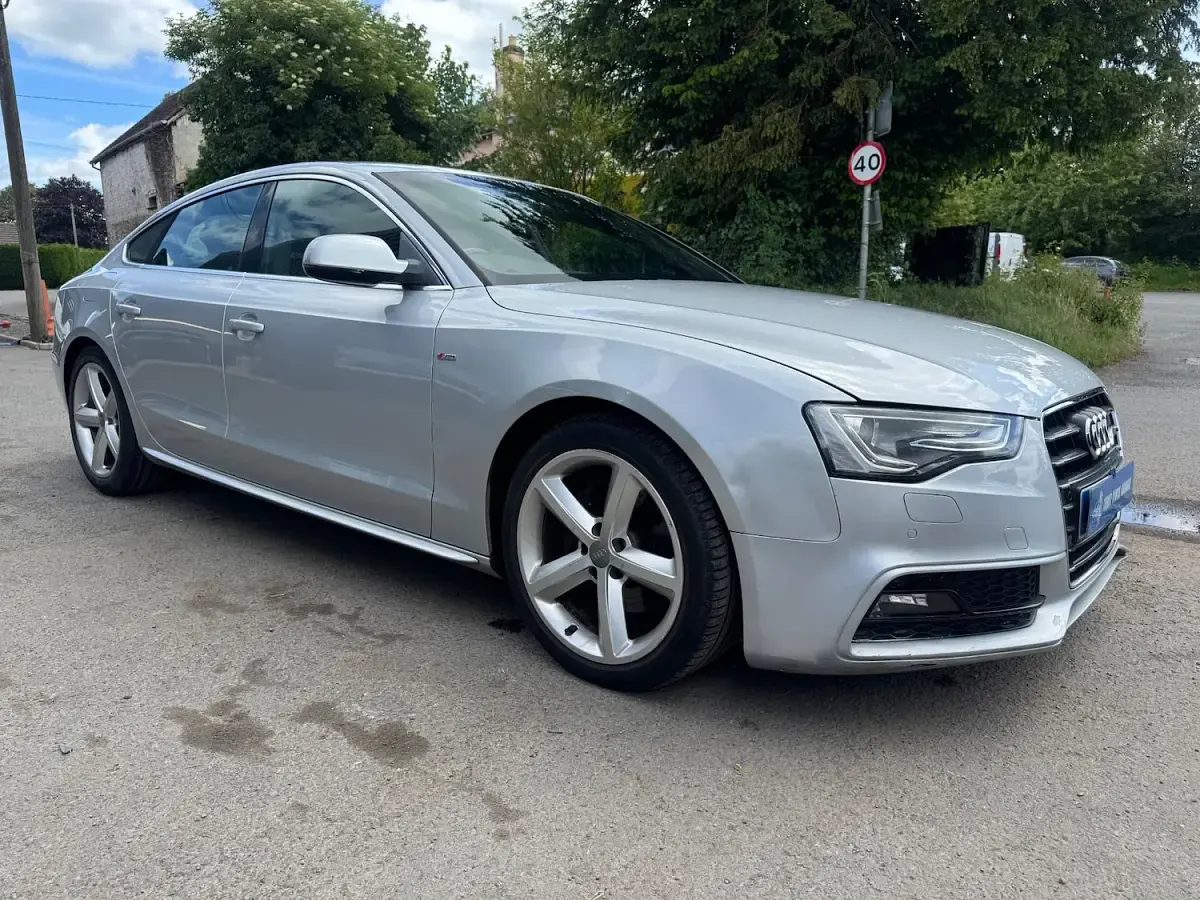 Used Audi A5 S-Line 204 HP (150 kW) 2012 Silver Coupe