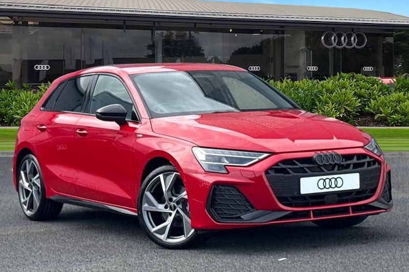 Red New 2025 Audi A3 Black Edition Hatchback | £34,765 (Good price) - Image 1/4