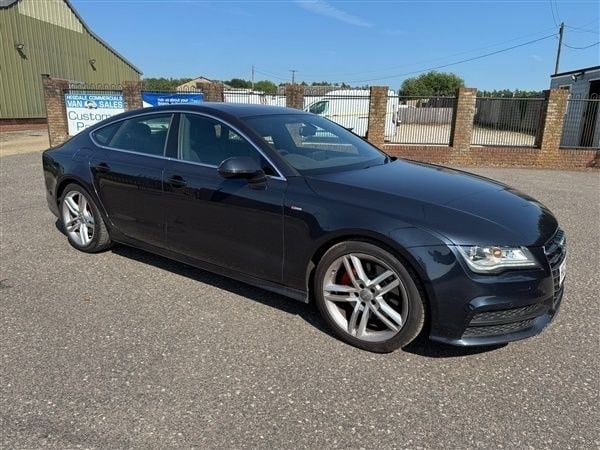 Blue Used 2012 Audi A7 S-Line Hatchback | £5,695 (Fair price) - Image 1/1