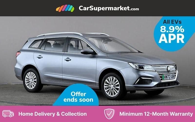 Silver Used 2021 MG MG5 EV Exclusive Estate | £11,497 (Fair price) - Image 1/3