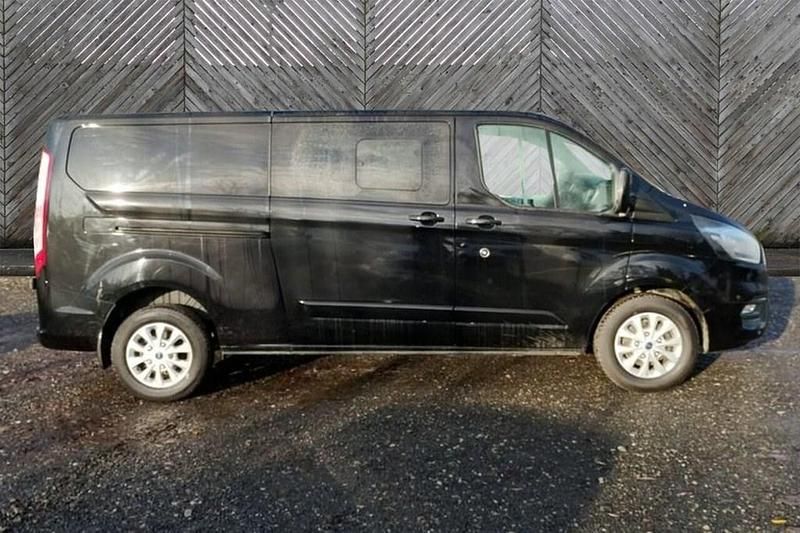 Used Ford Transit Custom Limited 130 HP (95 kW) 2019 Black Van