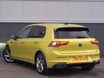 Used VW Golf VII R-line 150 HP (110 kW) 2020 Yellow Hatchback