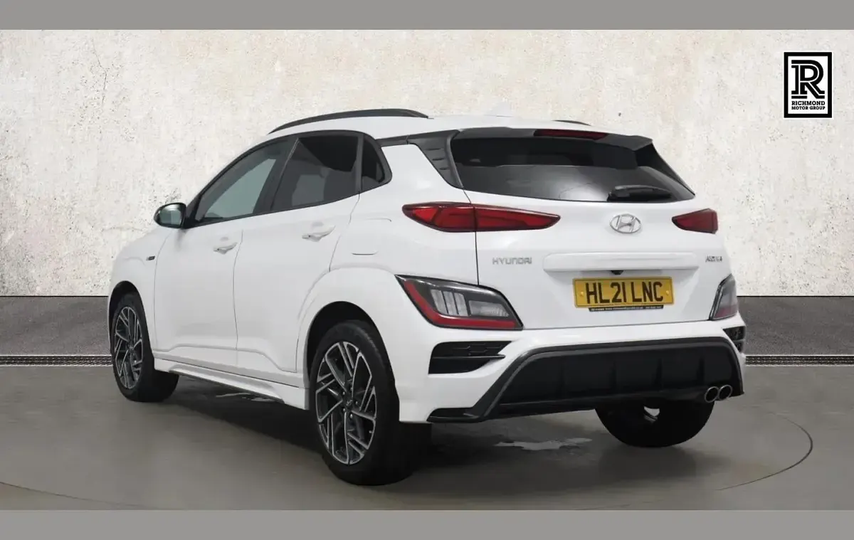 Used Hyundai Kona N Line 117 HP (86 kW) 2021 White SUV