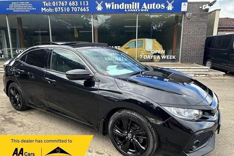 Black Used 2018 Honda Civic EX Hatchback | £12,450 (Fair price) - Image 1/1