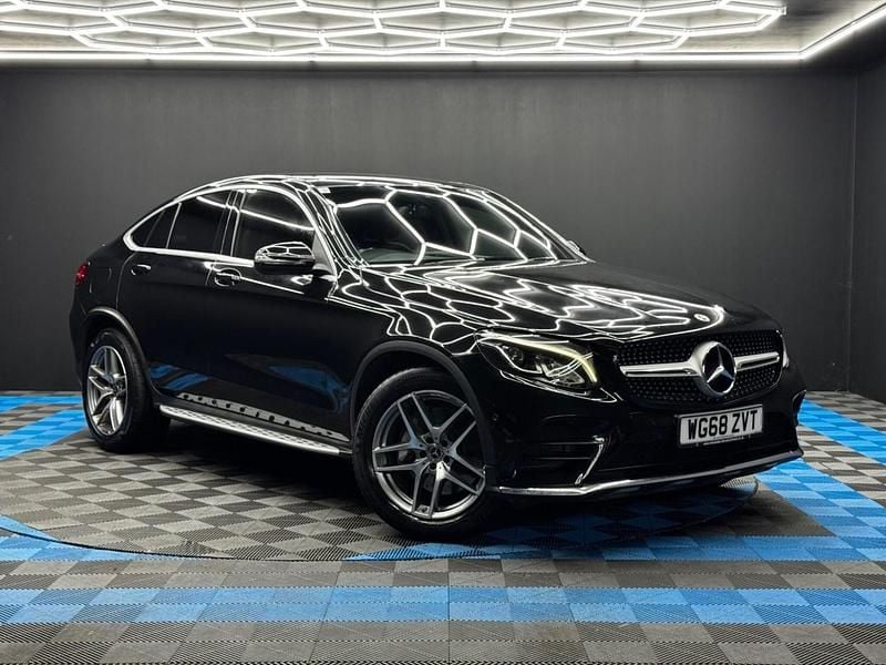 Black Used 2018 Mercedes GLC220 AMG line Coupe | £18,990 (Good price) - Image 1/4