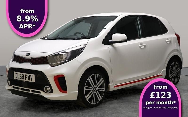 White Used 2019 Kia Picanto GT-Line Hatchback | £9,326 (Fair price) - Image 1/3