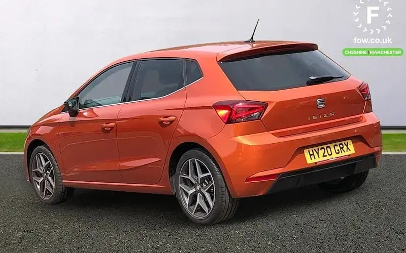 Used Seat Ibiza XCELLENCE Lux 116 HP (85 kW) 2020 Orange Hatchback
