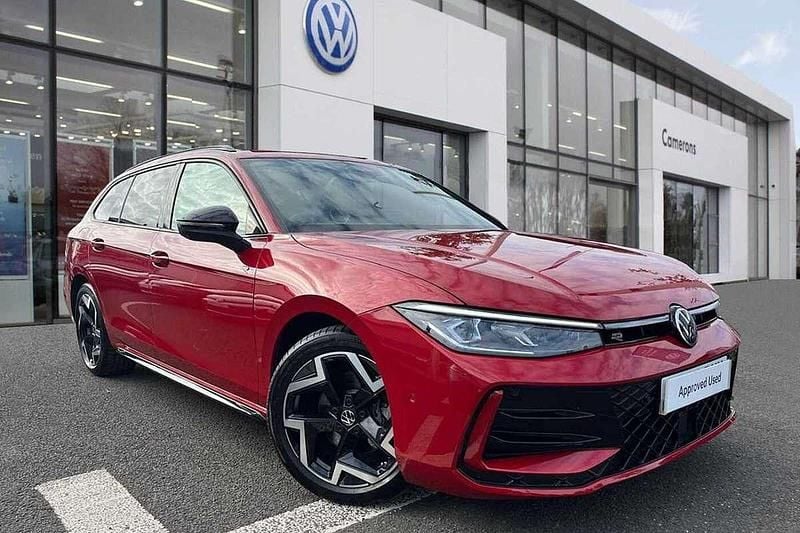 Red Used 2024 VW Passat R-line Estate | £34,499 - Image 1/4