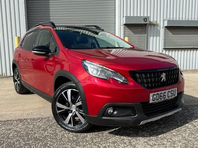 Red Used 2016 Peugeot 2008 GT-line SUV | £7,350 (Fair price) - Image 1/4