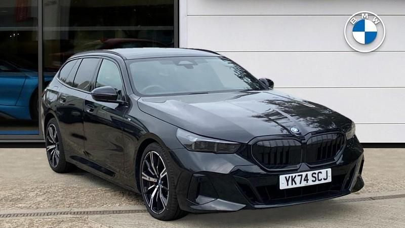 Black Used 2025 BMW 530e M Sport Estate | £50,800 - Image 1/4