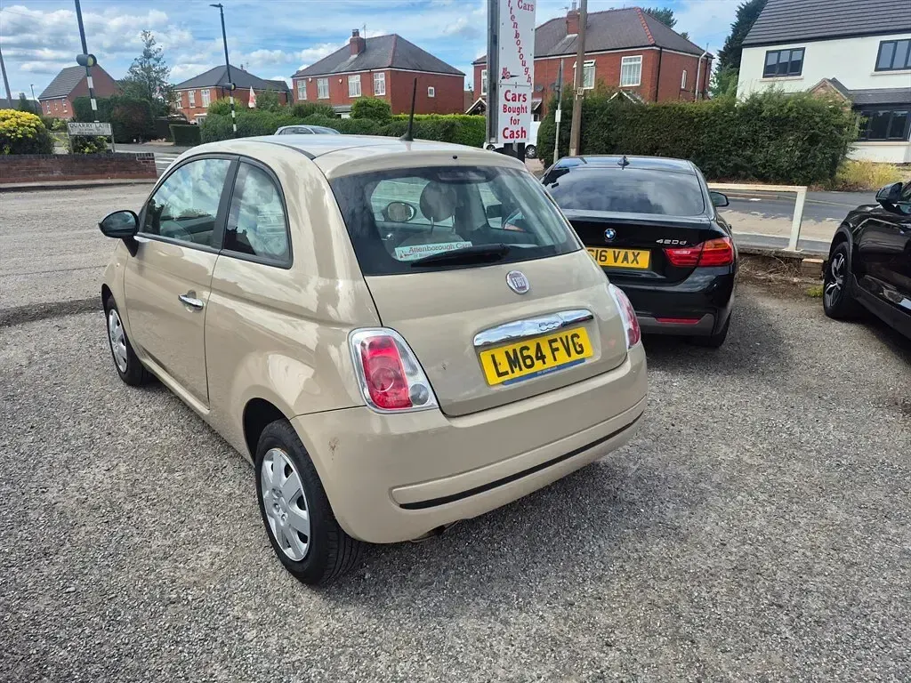 Used Fiat 500 Pop 69 HP (50 kW) 2014 Beige Hatchback