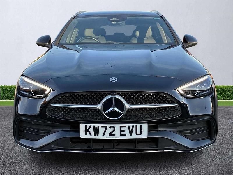 Used Mercedes C300 AMG line 2023 Black Estate