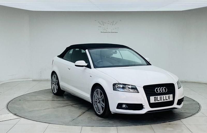 Used Audi A3 Cabriolet S-Line 2011 White Cabriolet