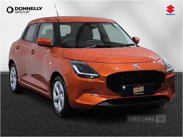 New Suzuki Swift 2025 Orange Hatchback
