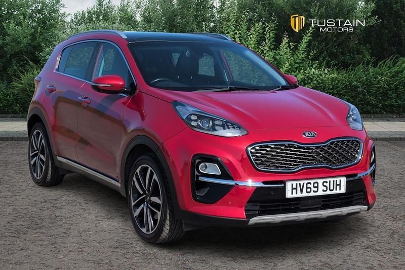 Red Used 2019 Kia Sportage 4 SUV | £15,699 (Fair price) - Image 1/4