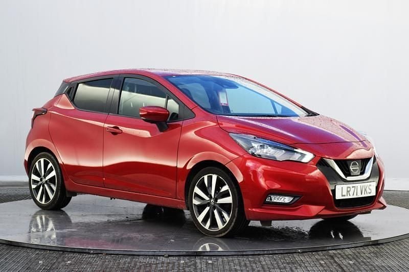 Used Nissan Micra Tekna 92 HP (67 kW) 2021 Red Hatchback