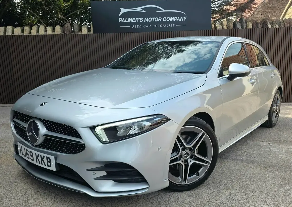 Used Mercedes A200 AMG Line Premium 163 HP (119 kW) 2020 Silver Hatchback