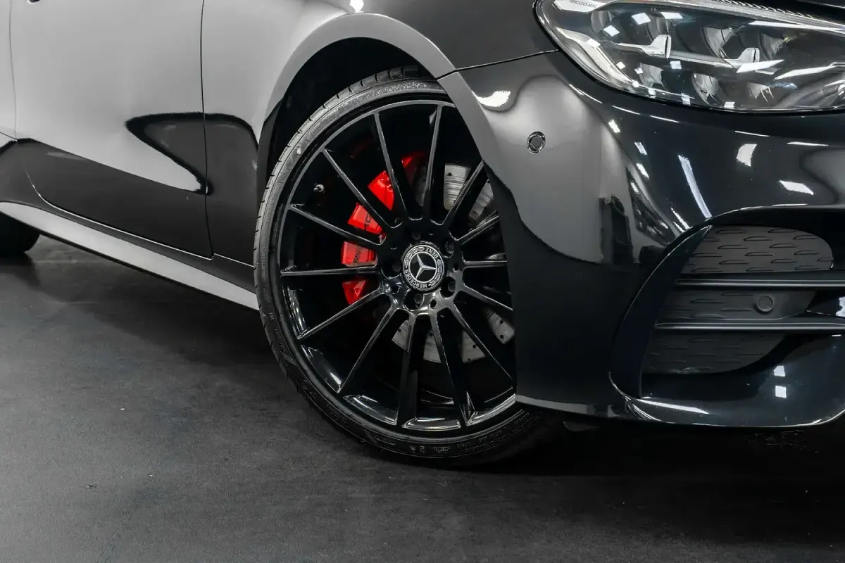 Used Mercedes E220 AMG line 2022 Black Coupe