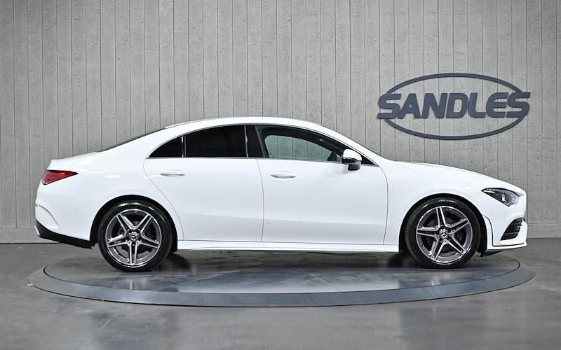 Used Mercedes CLA180 AMG line 136 HP (100 kW) 2022 White Sedan