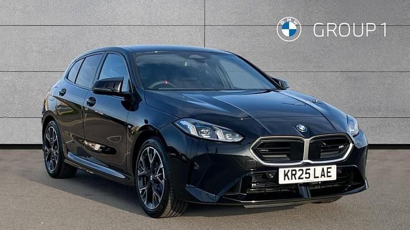Black sapphire metallic paint Used 2025 BMW M135 Comfort Edition Hatchback | £36,493 (Expensive) - Image 1/4
