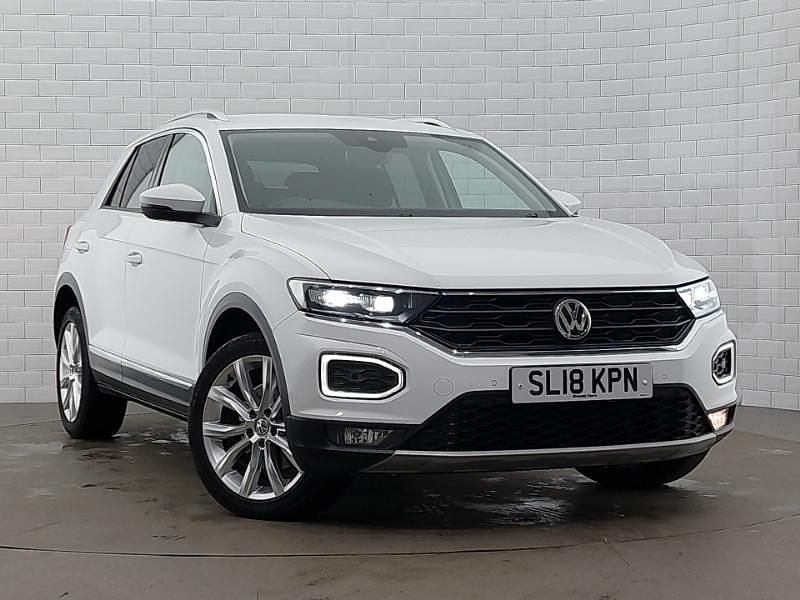 White Used 2018 VW T-Roc SEL SUV | £14,198 (Fair price) - Image 1/4