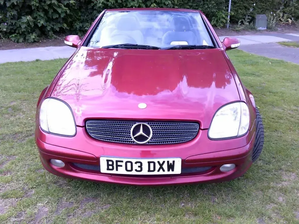 Used Mercedes SLK200 2003 Red Cabriolet