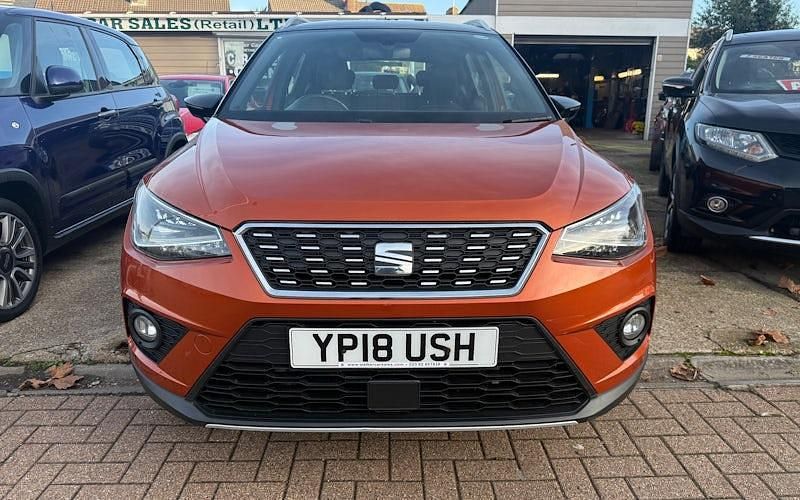 Used Seat Arona XCELLENCE 116 HP (85 kW) 2018 Orange SUV