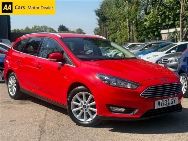 Red Used 2018 Ford Focus Titanium Estate | £7,995 (Super price) - Image 1/1