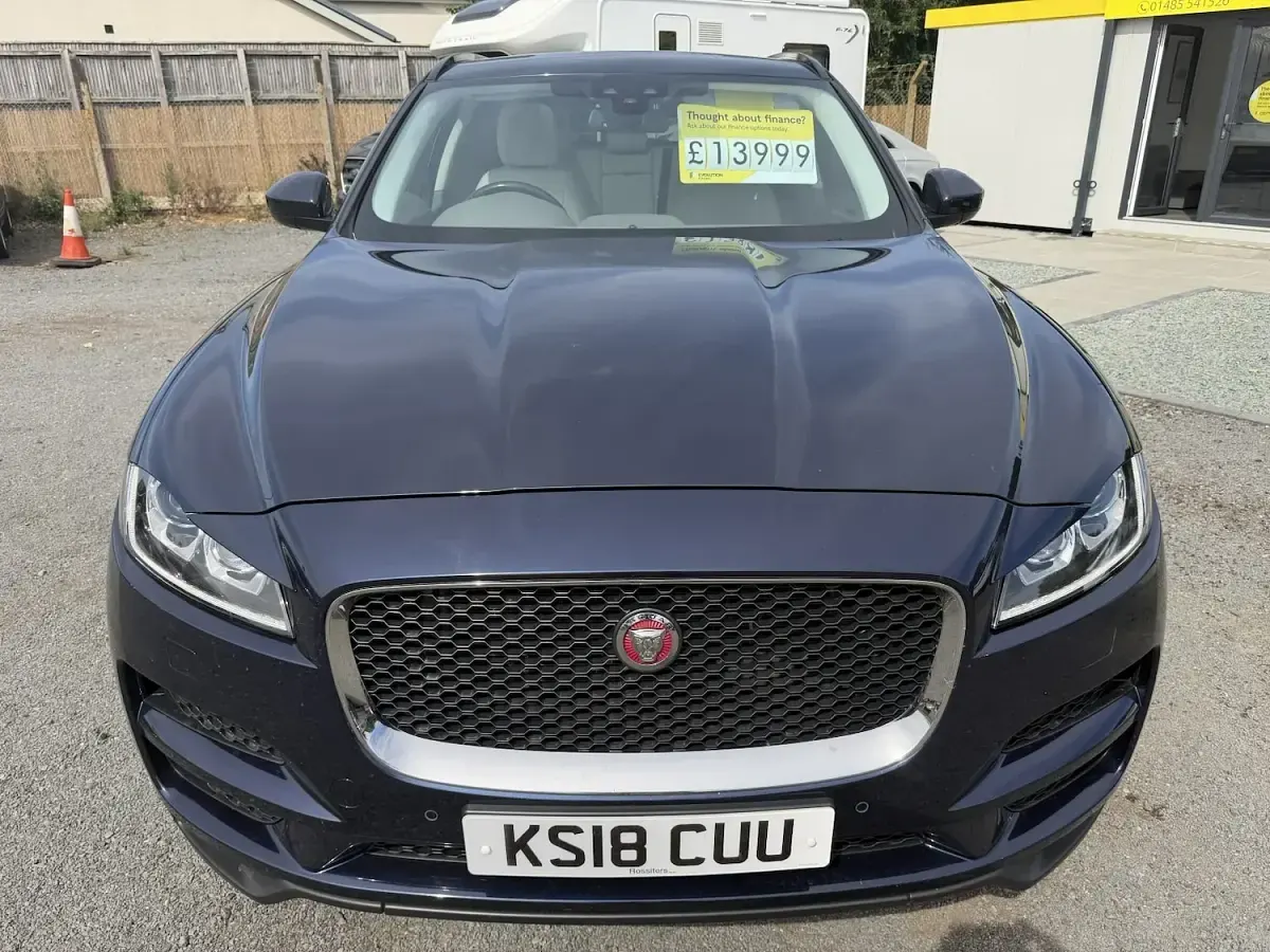 Used Jaguar F-Pace Portfolio 2018 Blue SUV