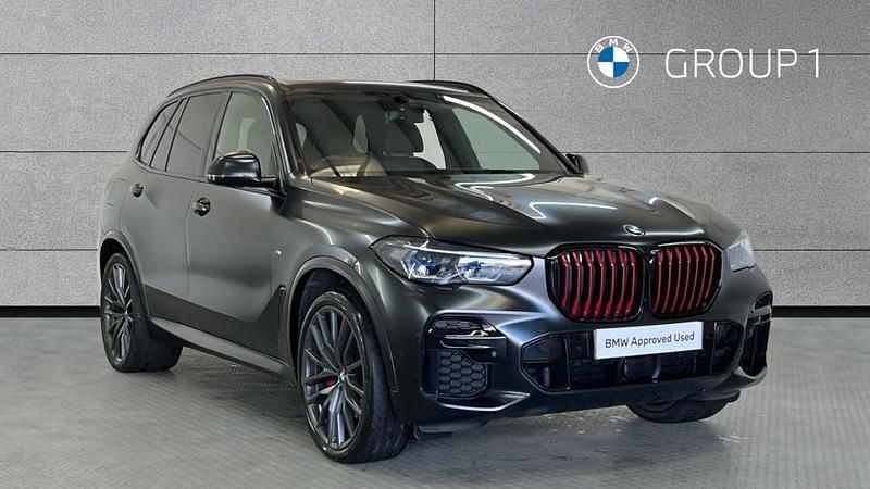 Black Used 2021 BMW X5 M Sport SUV | £46,995 (Expensive) - Image 1/4