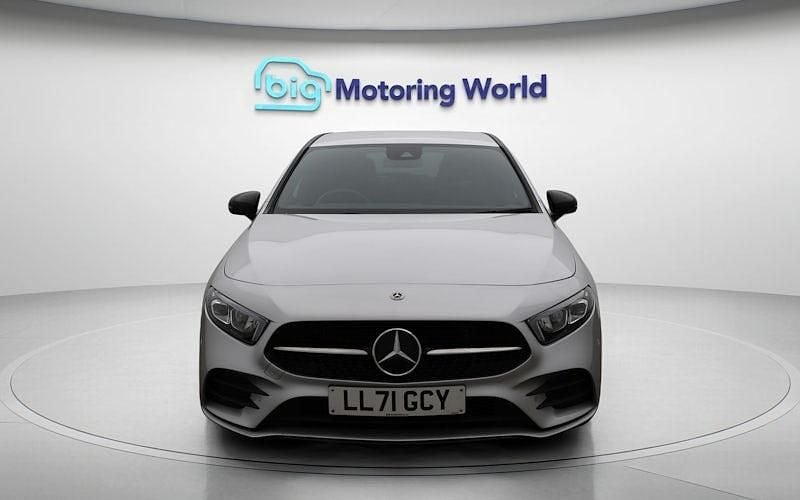 Used Mercedes A250 AMG line 259 HP (190 kW) 2022 Silver Hatchback